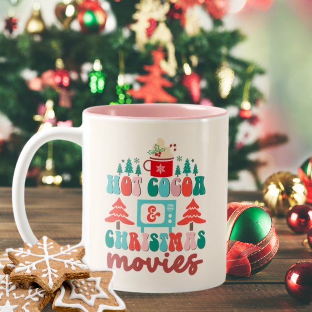 Tasse 2 Couleurs Coco rétro et films de Noël (Créateur téléchargé)