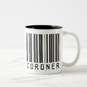 Tasse 2 Couleurs Code barres de coroner