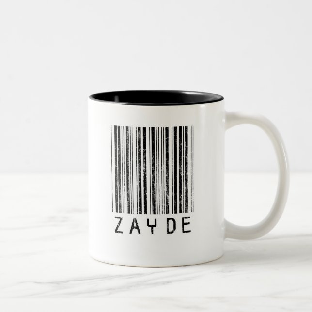 Tasse 2 Couleurs Code barres de Zayde (Droit)
