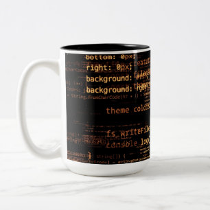 Tasse 2 Couleurs Code ordinateur