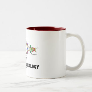 Tasse 2 Couleurs Codé pour la généalogie (reproduction d'ADN)
