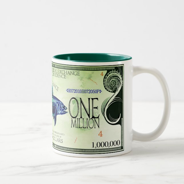 Tasse 2 Couleurs Coelacanth-Ecodollars (Droit)