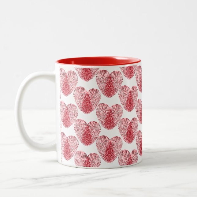 Tasse 2 Couleurs Cœur (Gauche)