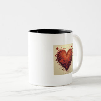 Tasse 2 Couleurs Coeur