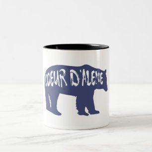 Tasse 2 Couleurs Coeur d'Alene Idaho Bear