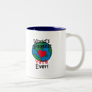 Tasse 2 Couleurs Cœur de la meilleure YaYa du monde