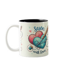 Coeur de la Saint-Valentin Rouge artistique Broder
