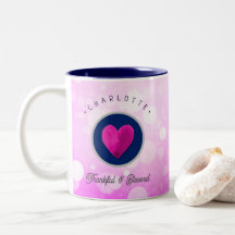 Coeur gentil et béni Ajouter votre nom rose