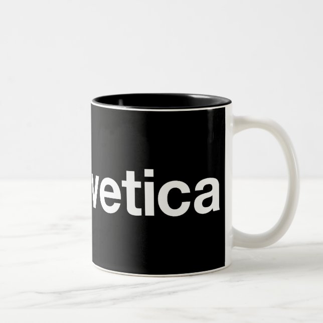Tasse 2 Couleurs Coeur I helvetica (Droit)