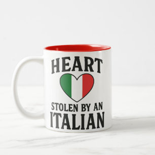 Tasse 2 Couleurs Coeur volé par un Italien