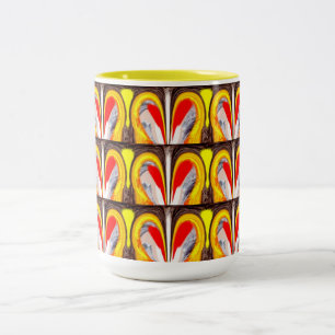 Tasse 2 Couleurs Coeurs chanceux