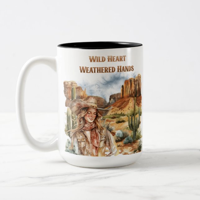 Tasse 2 Couleurs Coeurs sauvages (Gauche)