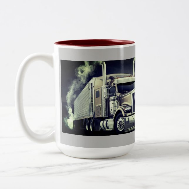 Tasse 2 Couleurs Coffee Tumbler for the Truck Driving Pro (Gauche)