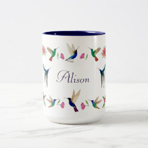 Tasse 2 Couleurs Colibri Boho Custom
