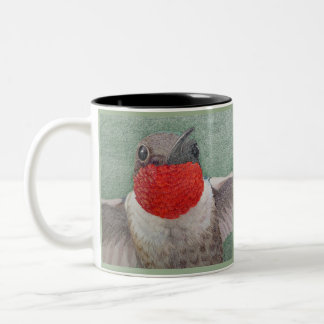 Tasse 2 Couleurs Colibri de Rubythroat