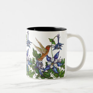 Tasse 2 Couleurs Colibri et Columbine