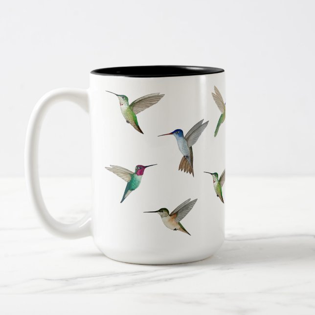 Tasse 2 Couleurs Colibri nord-américain (Gauche)