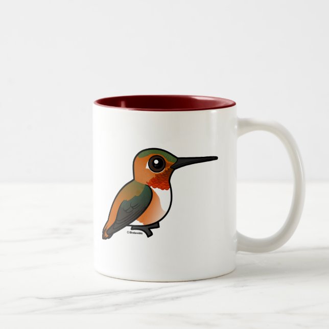 Tasse 2 Couleurs Colibri roux (Droit)