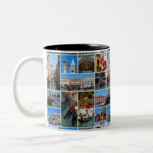 Tasse 2 Couleurs Collage de Venise