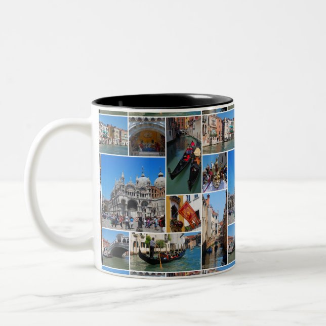 Tasse 2 Couleurs Collage de Venise (Gauche)
