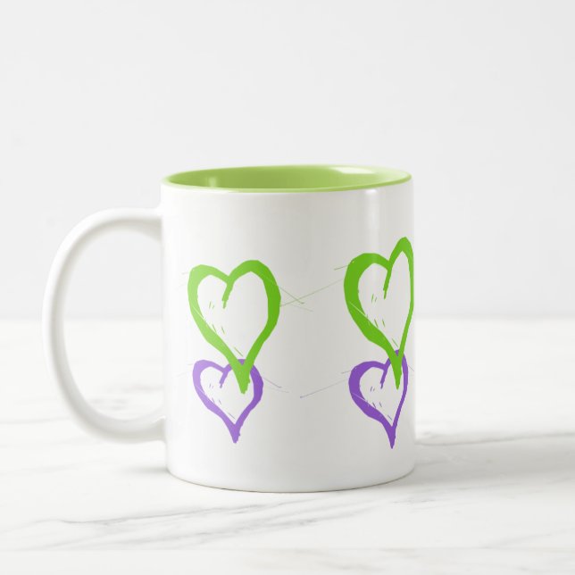 TASSE 2 COULEURS COLLECTION DE CADEAUX POUR VOUS FAIRE AIMER (Gauche)