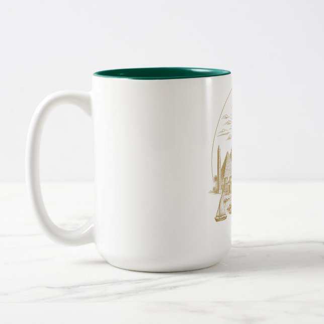 Tasse 2 Couleurs Collection Égypte antique (Gauche)