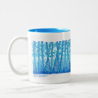 Tasse 2 Couleurs Collection en bambou bleue
