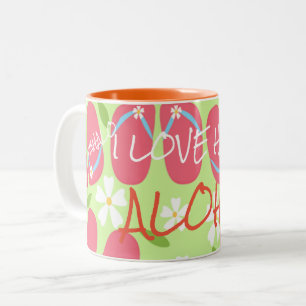 Tasse 2 Couleurs Collection Hawaii Aloha -