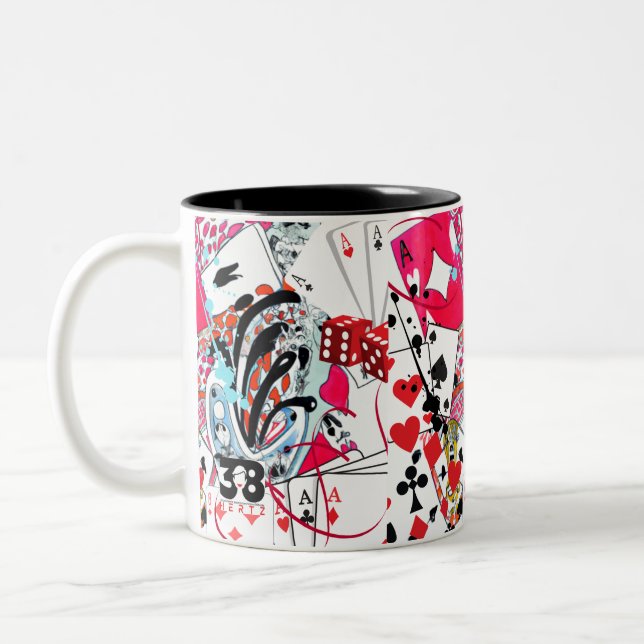 Tasse 2 Couleurs Collection Jeux de cartes (Gauche)