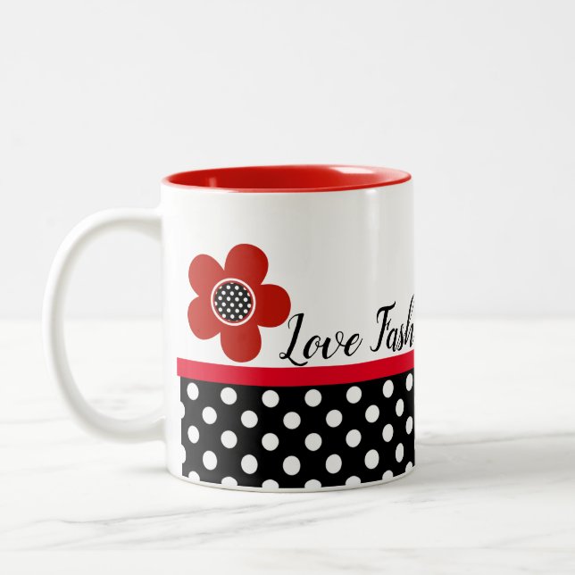 TASSE 2 COULEURS COLLECTION REINE DU SHOPPING (Gauche)
