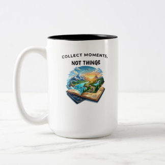 Tasse 2 Couleurs Collectionnez les moments et non les choses | Voya