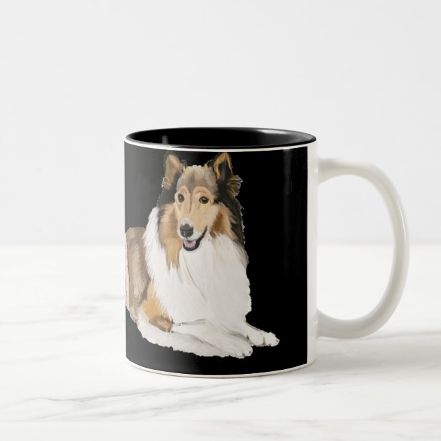 Tasse 2 Couleurs Colley rugueux (Droit)