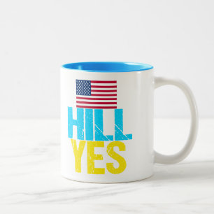 Tasse 2 Couleurs Colline Hillary Clinton oui moderne