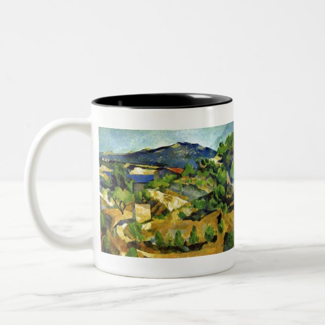Tasse 2 Couleurs Collines en Provence - Paul Cezanne - c187 (Gauche)