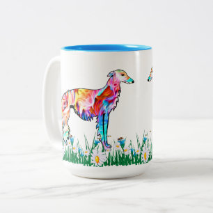 Tasse 2 Couleurs Coloré Silken Windhound