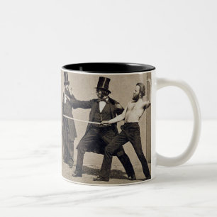 Tasse 2 Couleurs Combat en duel (photo)