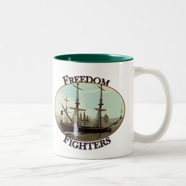 Tasse 2 Couleurs Combattants de liberté (Droit)