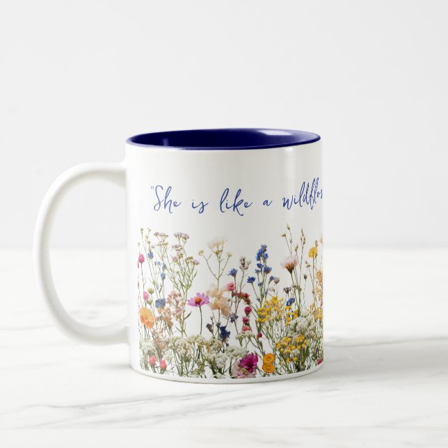 Tasse 2 Couleurs Comme un Fleur sauvage (Gauche)