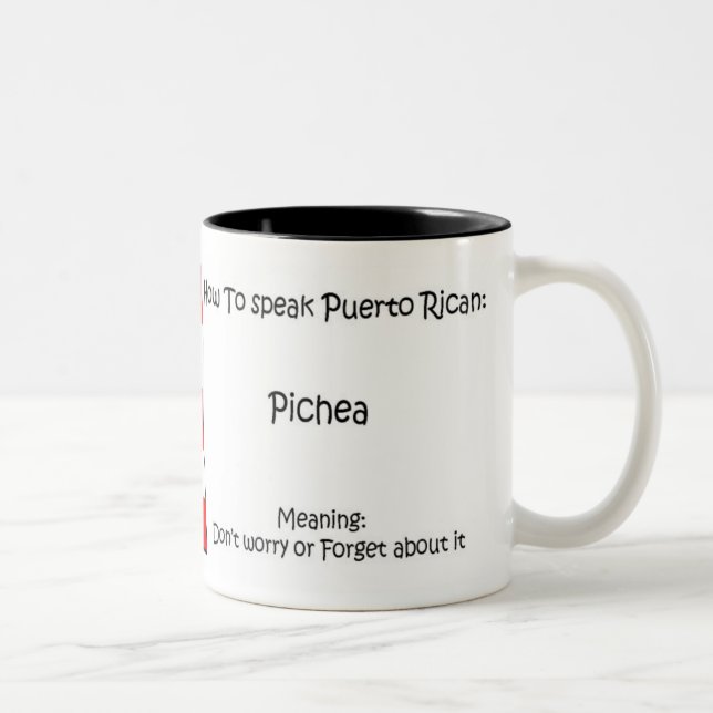 Tasse 2 Couleurs Comment parler Portoricain (Droit)