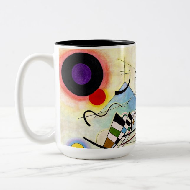 Tasse 2 Couleurs Composition Kandinsky 8 (Gauche)