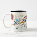 Tasse 2 Couleurs Composition VIII en Kandinsky<br><div class="desc">Composition VIII peint par Wassily Kandinsky en 1923.</div>