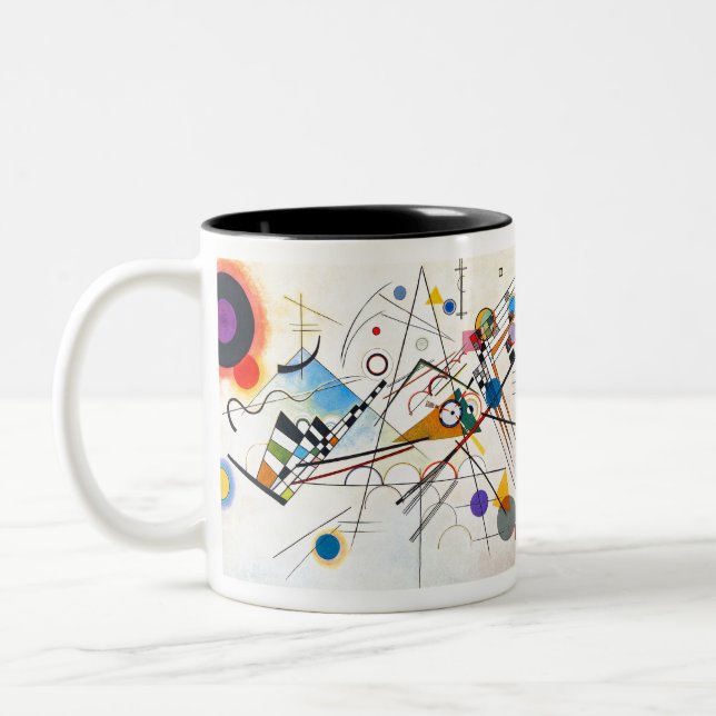 Tasse 2 Couleurs Composition VIII en Kandinsky (Gauche)