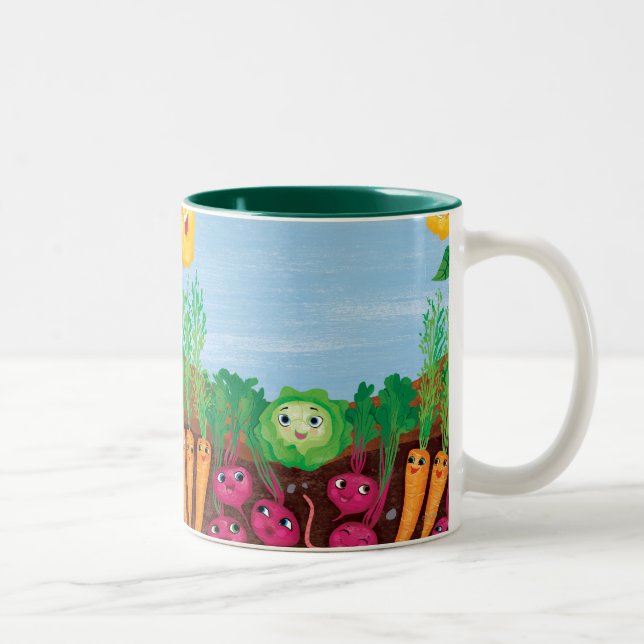 Tasse 2 Couleurs Compte-Jardin de temps (Droit)