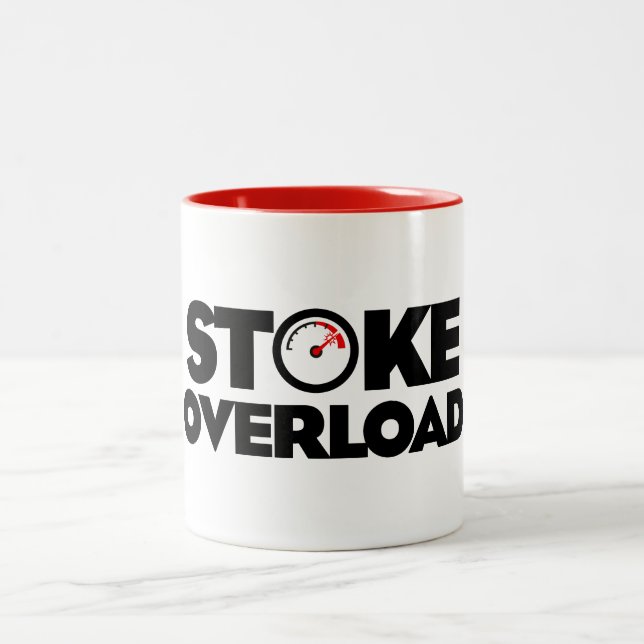 Tasse 2 Couleurs Compteur de surcharge de stoke (Centre)
