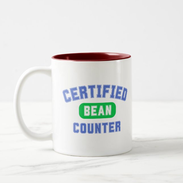 Tasse 2 Couleurs Comptoir certifié pour comptables (Gauche)
