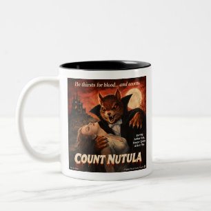 Tasse 2 Couleurs Comte Nutula Rétro Parodie de Film
