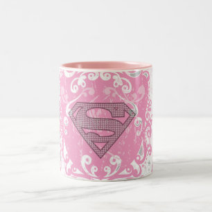 Tasse 2 Couleurs Conception à ailes par rose de Supergirl
