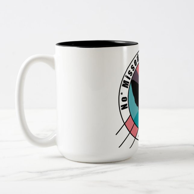Tasse 2 Couleurs Conception circulaire NMD (Gauche)