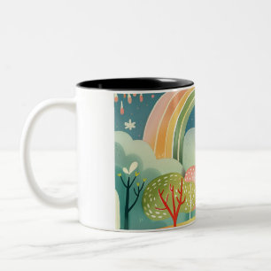 Tasse 2 Couleurs Conception d'art de pépinière 