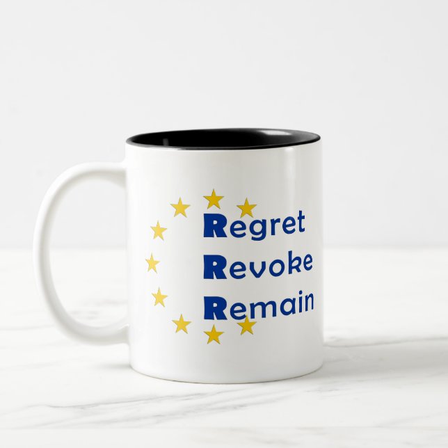 Tasse 2 Couleurs Conception de Brexit (Gauche)